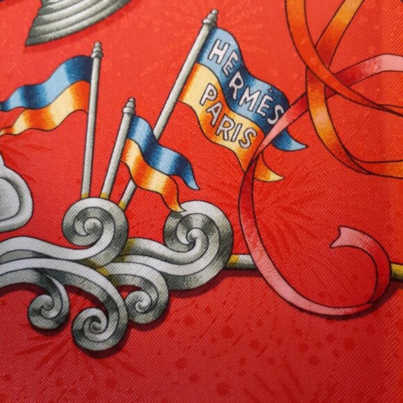 *FLASH SALE!* Hermes Scarf - Luna Park Carre 90 - With Authentic Box! - Picture 5 of 7